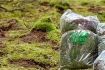 Grøn mos i biopose, 4 lag 0,4 m²